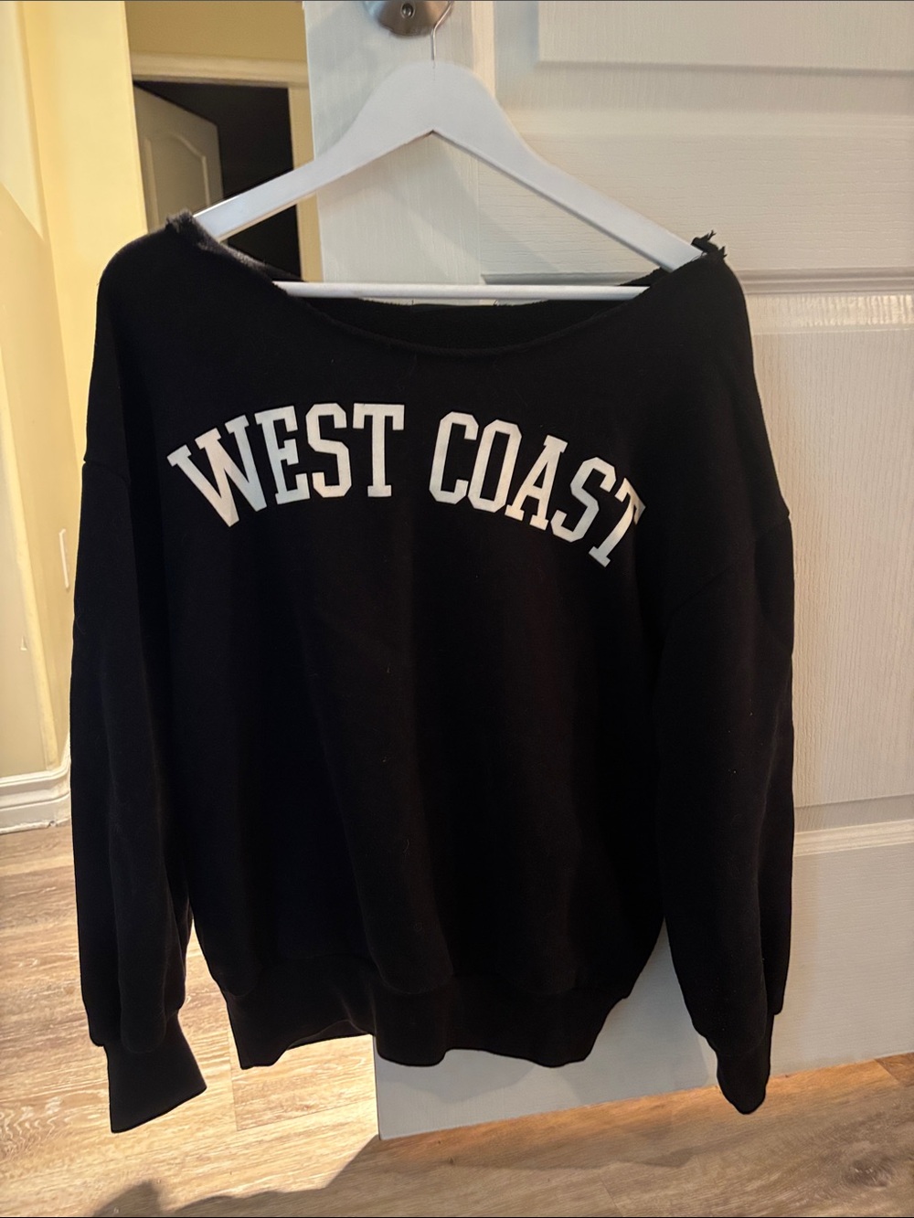 Off the shoulder sweater